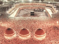 Masjid al Haram prayer evening 2 Makkah